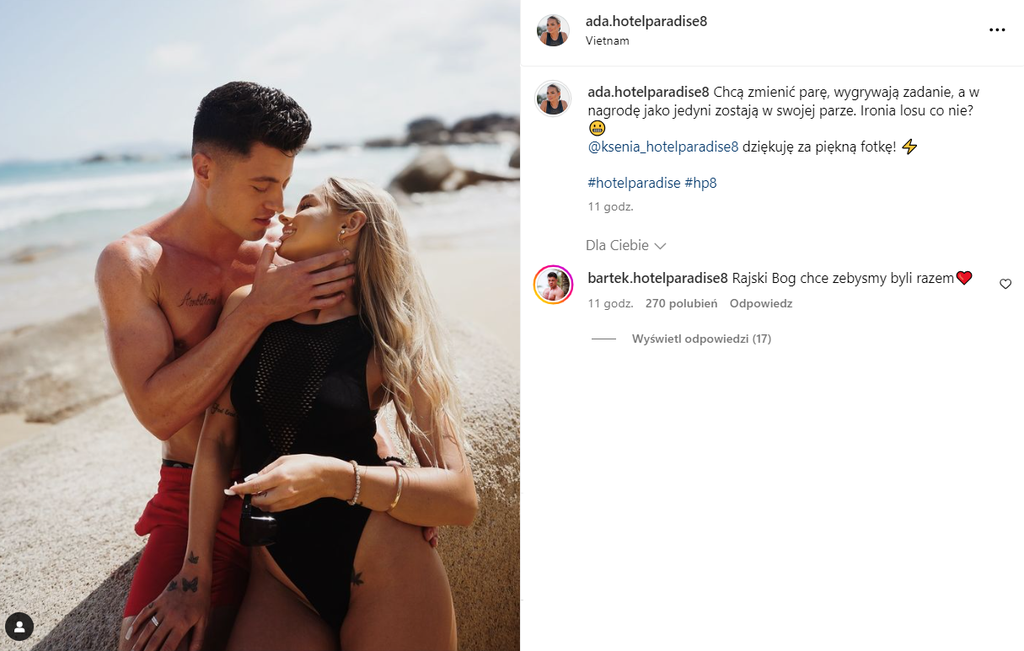 Ada z "Hotelu Paradise" o relacji z Bartkiem