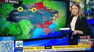 Dziennikarka TVN24 pokazała na wizji poruszające nagranie. Jej ojciec walczy w Ukrainie