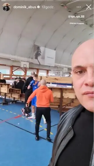 Dominik Abus dumny z syna