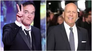 Bruce Willis, Quentin Tarantino.