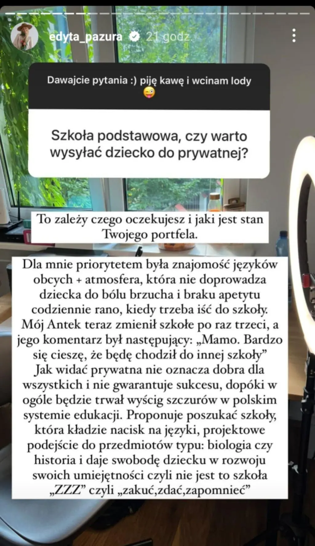 Syn Edyty Pazury trzykrotnie zmieniał szkołę