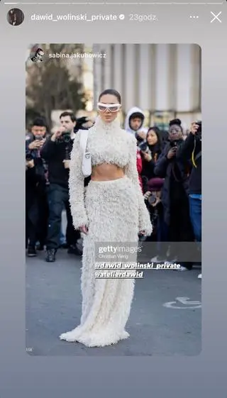 Dawid Woliński pokazał zdjęcie z pokazu