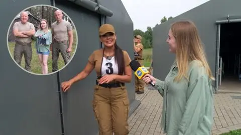 Sylwia Bomba w kulisach programu "Nasi w mundurach 2"