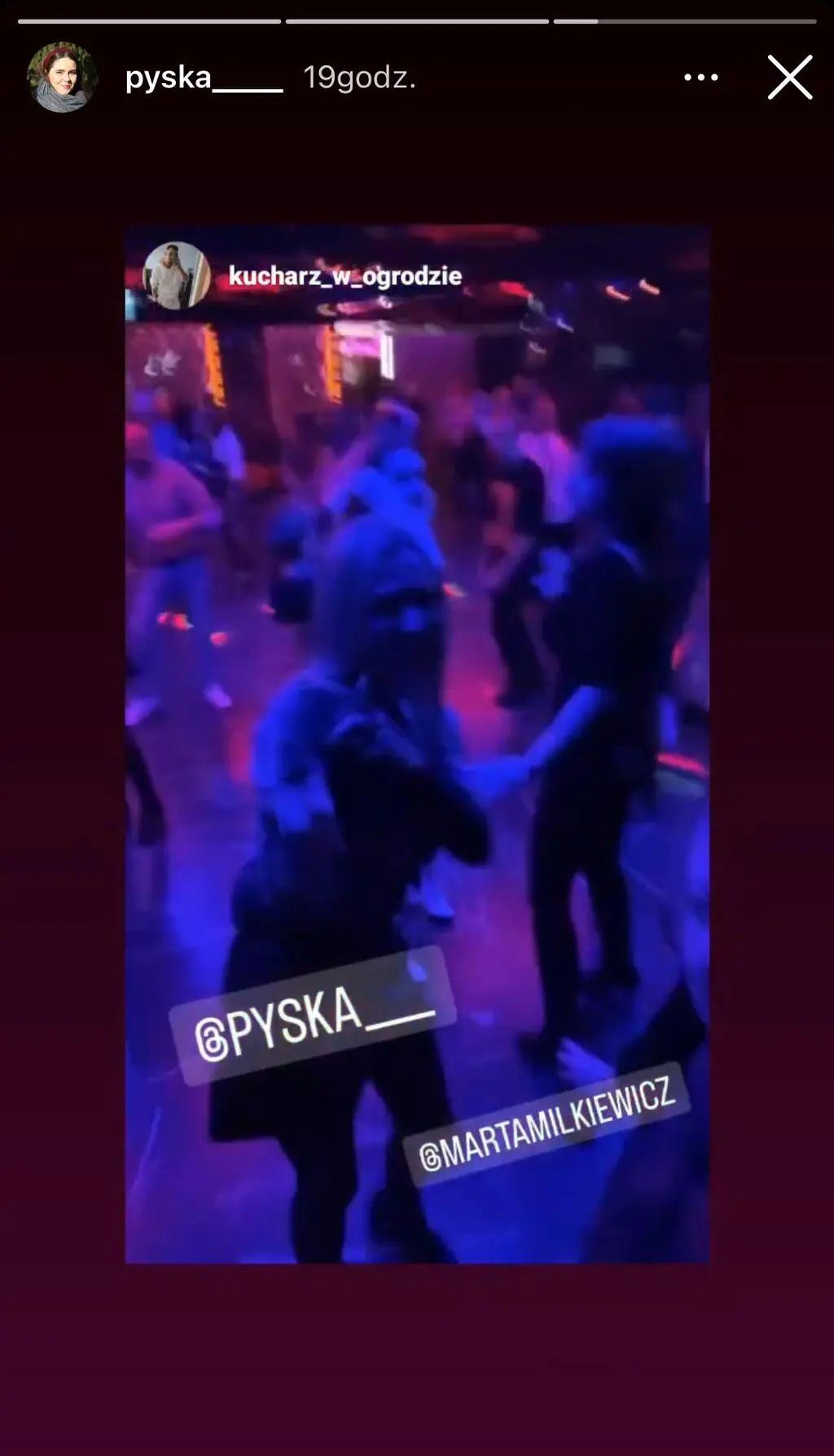 Marta Milkiewicz ze "ŚOPW" na imprezie