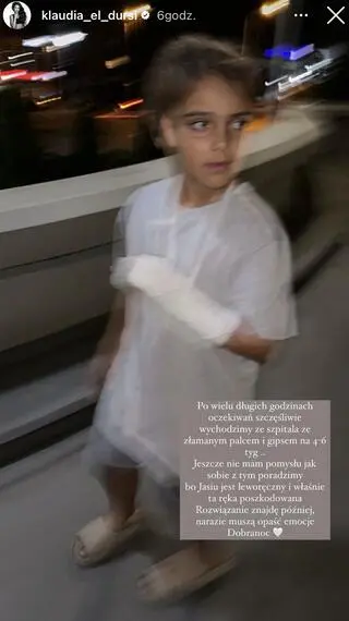 Syn Klaudii El Dursi miał wypadek