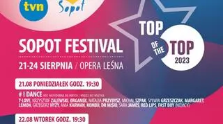 Top of the Top Sopot Festival 2023 – artyści i harmonogram