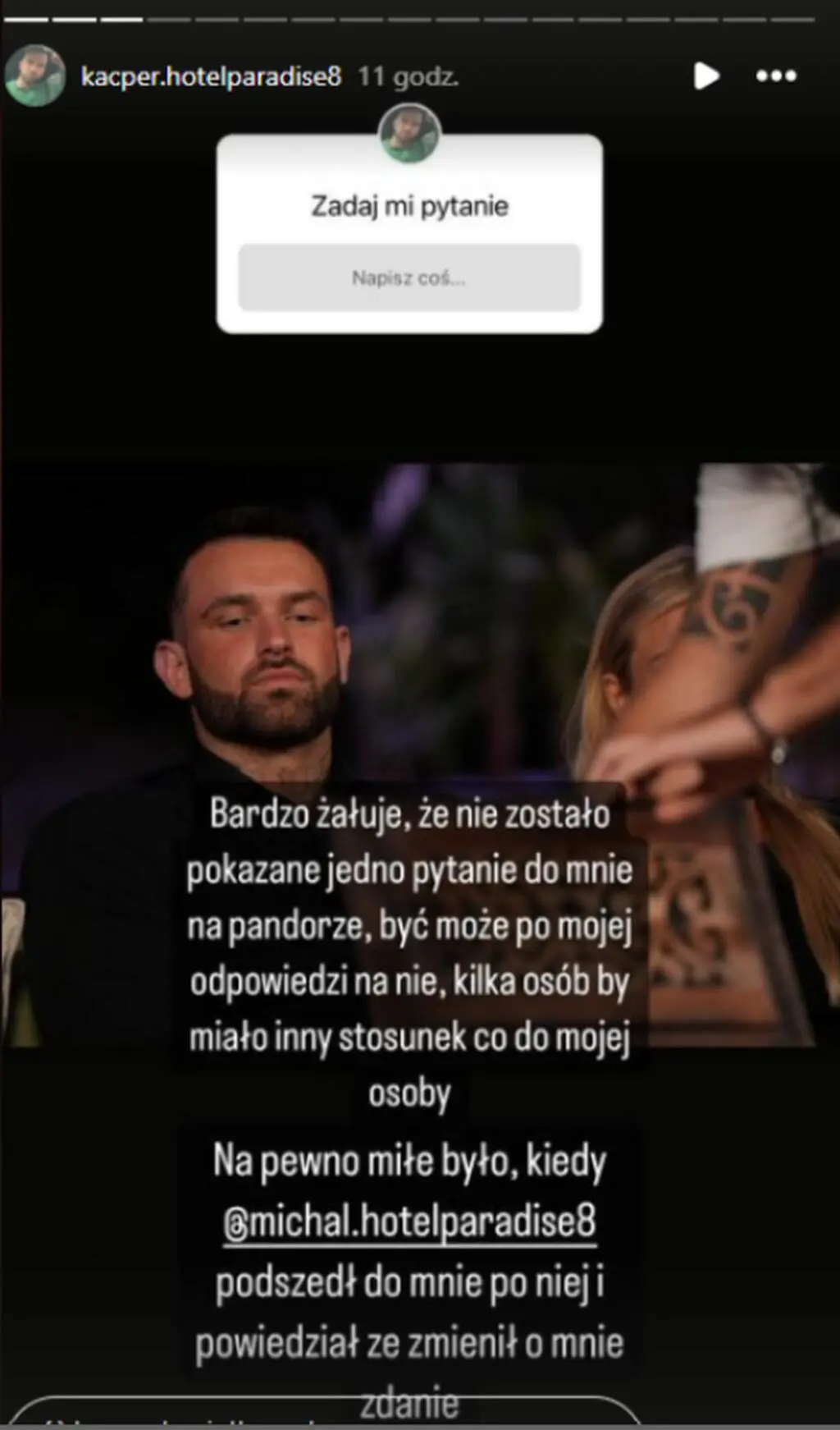 Kacper z "HP" o pytaniu na Pandorze