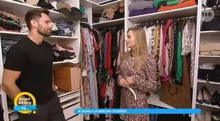 Nie zabrakło też miejsca na bogatą garderobę