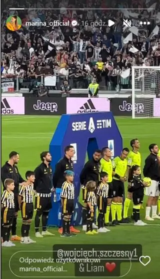 Wojciech Szczęsny z synem