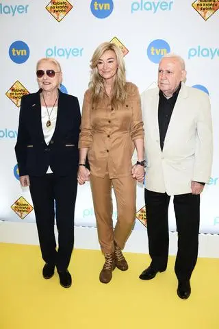 Martyna Wojciechowska z rodzicami