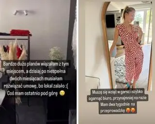 Edyta Pazura musiała znaleźć inny lokal do pracy