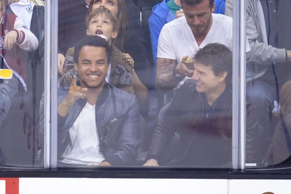 Tom Cruise z synem Connorem
