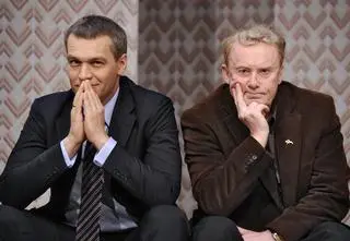 Michał Żebrowski i Daniel Olbrychski pokazali nagie torsy. "Jest się czym pochwalić"