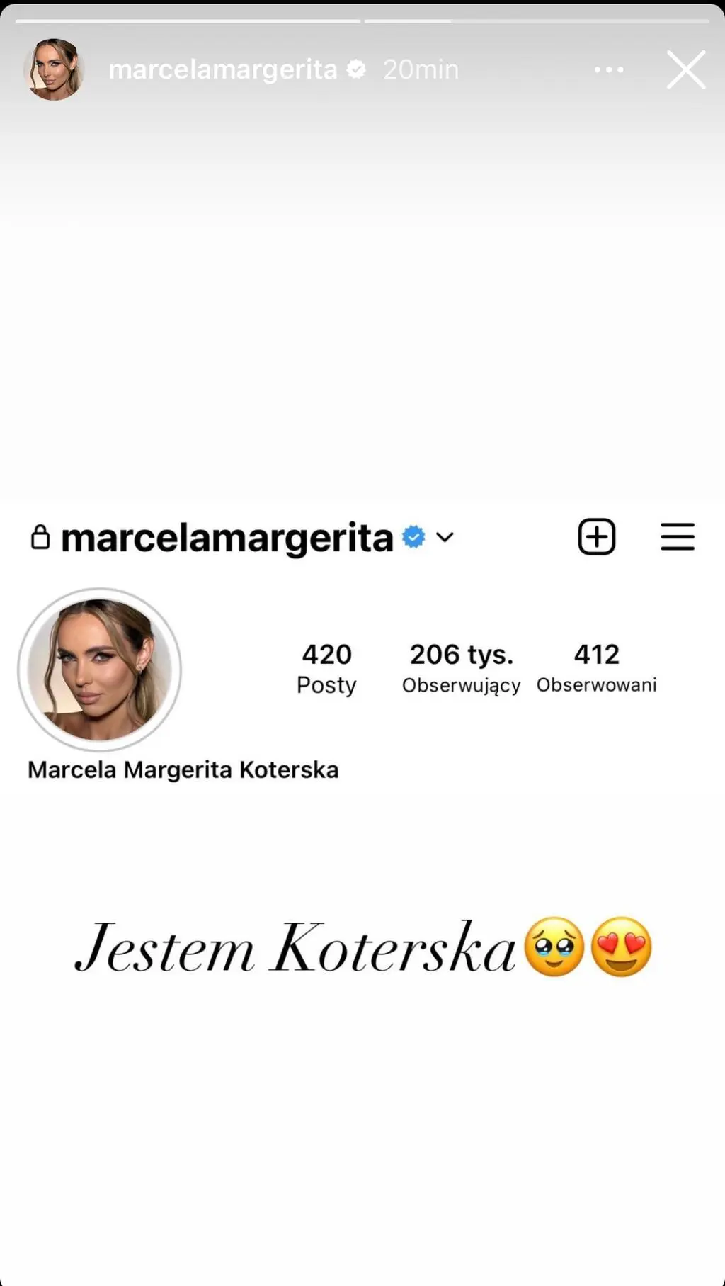 Marcela Leszczak zmieniła naziwsko