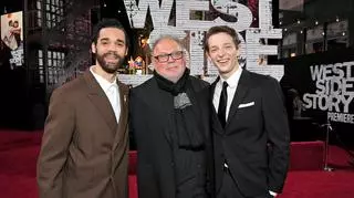 Nominowany do Oscara Janusz Kamiński i aktorzy David Alvarez i Mike Faist na premierze musicalu "West Side Story"