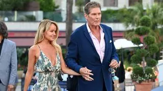 David Hasselhoff pozuje z młodą żoną w Monte Carlo. Uczucie kwitnie