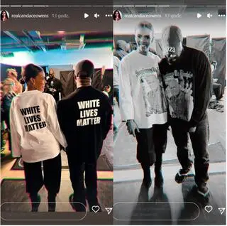 Kanye West w bluzie z Janem Pawłem II