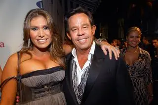 J.R. Ridinger z żoną Loren Ridiger