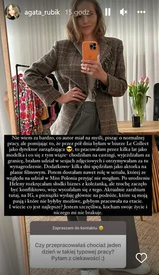 Agata Rubik odpowiada fanom