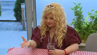 Magda Gessler w restauracji "Spaghetteria" w Białymstoku