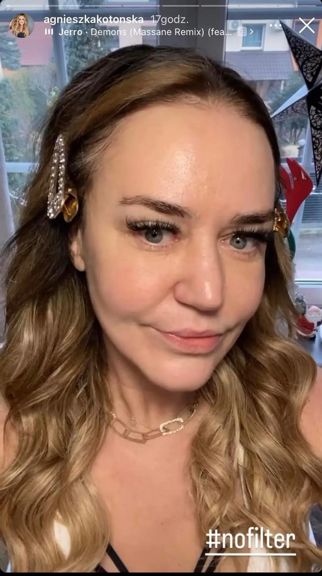 Agnieszka Kotońska bez makijażu