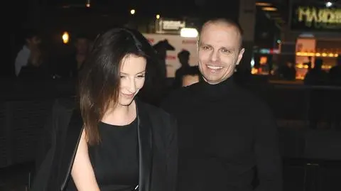 Marcin Hakiel z partnerką