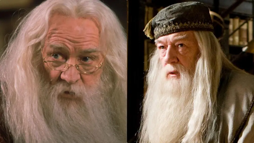 Richard Harris i Michael Gambon