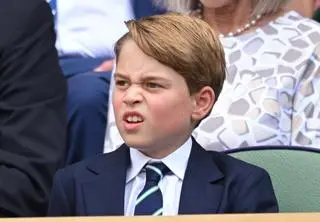 Książę George podczas finału Wimbledonu