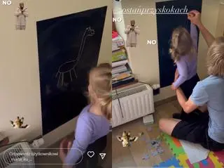 Marta Kubacka nagrała jak mąż bawi się z córką