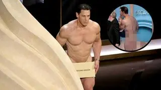 Nagi John Cena na Oscarach. Wyciekły zdjęcia zza kulis, na których widać go bez koperty