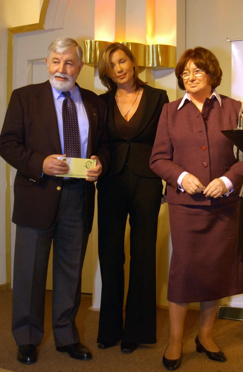 Janusz Majewski i Zofia Nasierowska z córką