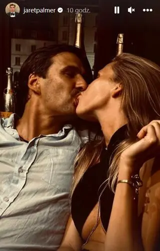 Jarosław Bieniuk z partnerką