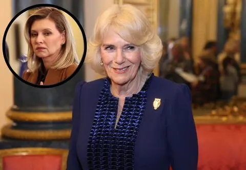 Camilla Parker Bowles na spotkaniu z Ołeną Zełenską. O geście królowej mówi cały świat
