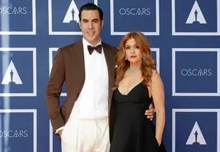 Sacha Baron Cohen i Isla Fisher 