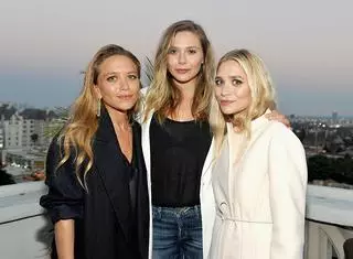 Mary-Kate i Ashley Olsen z siostrą Elisabeth