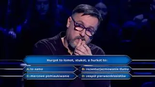 "Mistrz teleturniejów" w "Milionerach". Miał problem już przy pierwszym pytaniu