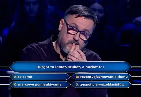 "Mistrz teleturniejów" w "Milionerach". Miał problem już przy pierwszym pytaniu