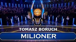 W "Milionerach" znów padł milion. Tomasz Boruch odpowiedział na ostatnie pytanie - jakie?
