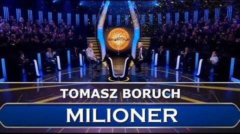 Tomasz Boruch w "Milionerach"