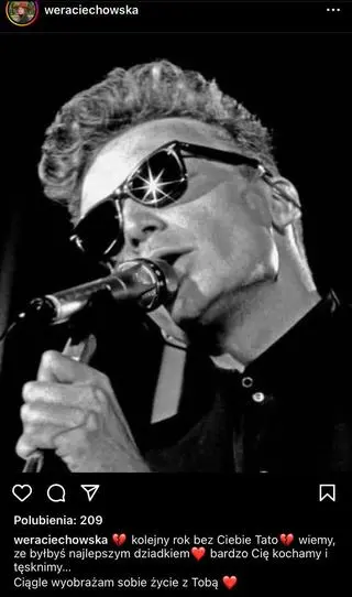 Weronika Ciechowska wspomina ojca Grzegorza Ciechowskiego