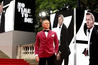 Daniel Craig na premierze "No time to die". 2021 rok