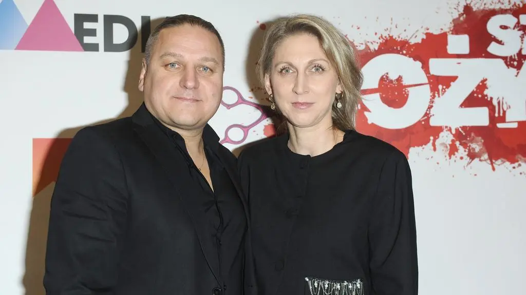 Paweł Golec z żoną Katarzyną