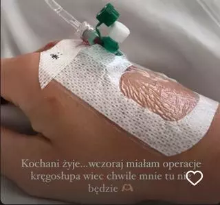 Blanka Lipińska opublikowała post, w którym poinformowała o przebytej operacji