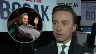 Żona Krzysztofa Bosaka pojawiła się w Sejmie z dzieckiem. Wzbudziła poruszenie w sieci