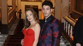 Wiktoria Gąsiewska i Jasper Sołtysiewicz zadebiutowali razem przed obiektywami fotoreporterów