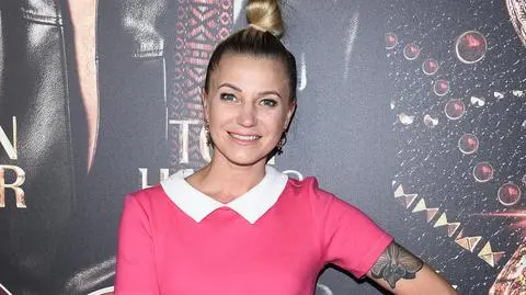 Daria Ładocha podczas prapremiery filmu "Elvis"
