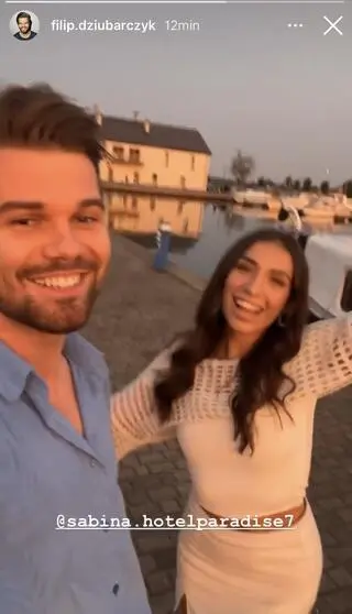 Filip Dziubarczyk z "True Love" spotkał się z Sabiną Smolińską z "Hotelu Paradise"