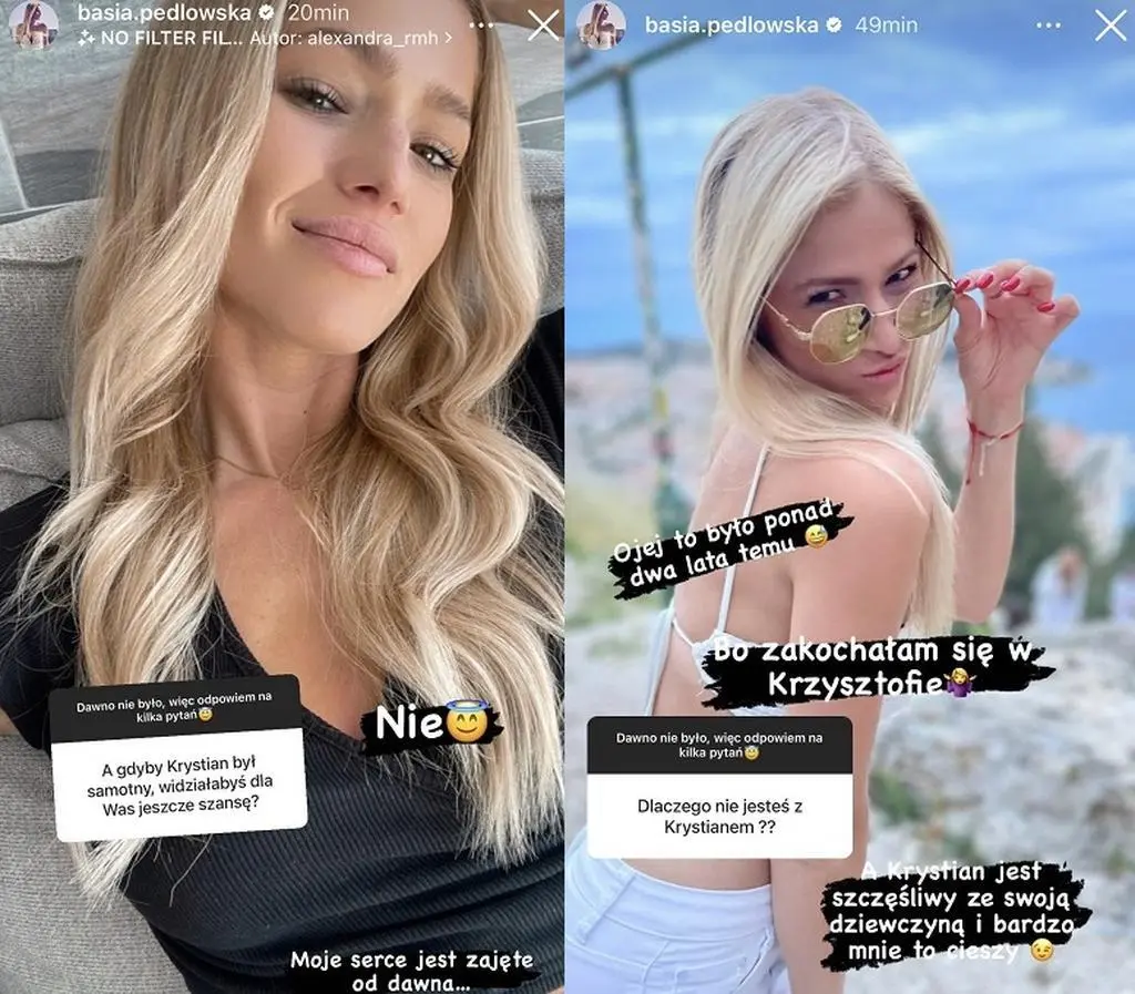 Basia Pędlowska z "Hotelu Paradise" o relacji z Krystianem