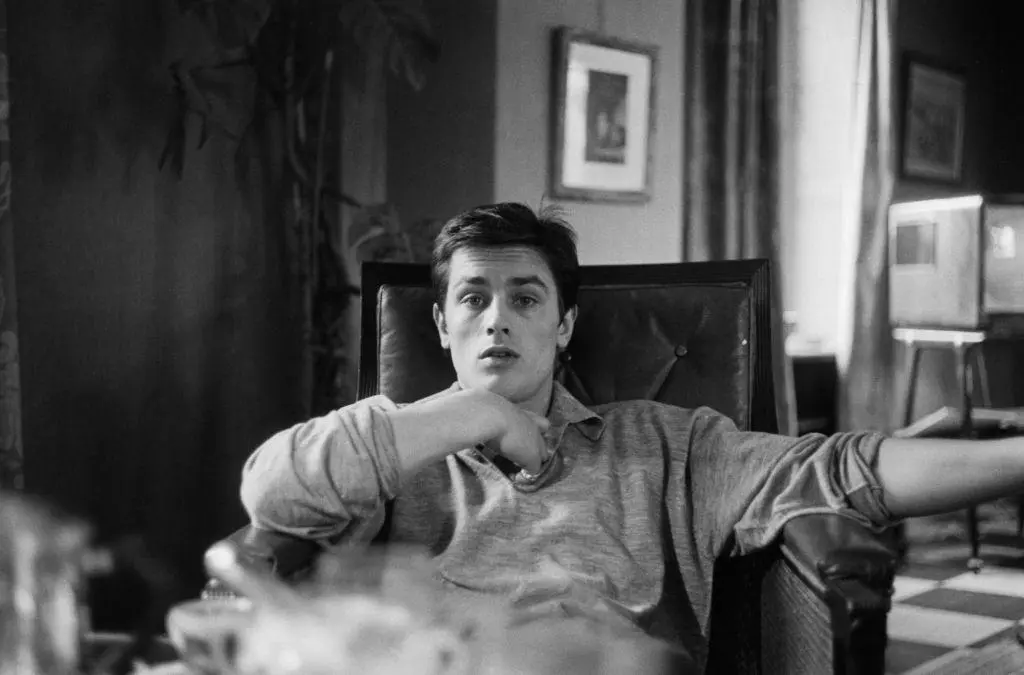 Alain Delon w młodości