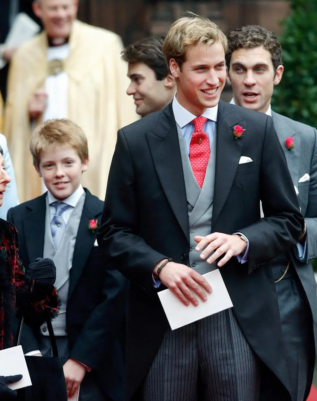 Hugh Grosvenor i książę Wiliam w 2004 r.